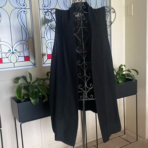 Black size 14-16 long vest